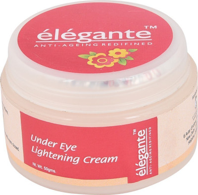 

EleganzaIndia Under Eye Lightening Cream with goodness of Beeswax, Jojoba Oil, Vitamin C, Vitamin E, Aloe Vera, Rose Oil(50 g)