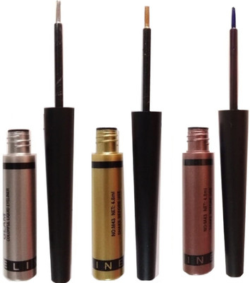 Gabbu SHINING MATTE FINISH EYELINER 15 ml(SILVER, BROWN, GOLDEN)