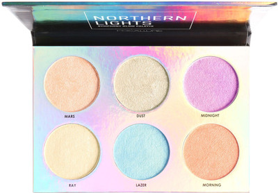 

Focallure Northern Lights Symphony Glow 6 Colors Highlighter Palette 15 g(Northern Lights)
