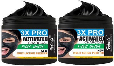 

Vihado Activated Charcoal Mask Cream 100 Gm Pack of 2 (200 GM)(100 ml)