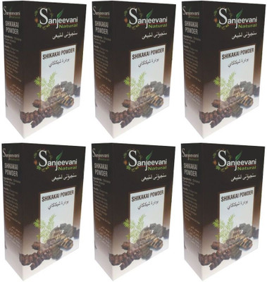 

SANJEEVANI NATURAL Shikakai Powder 100% Herbal For Women & Men Pack of 6(600 g)