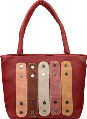 

Sweet Heart Shoulder Bag(Maroon, Multicolor)