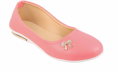 

Mozi Girls Slip on Ballerinas(Pink, Peach
