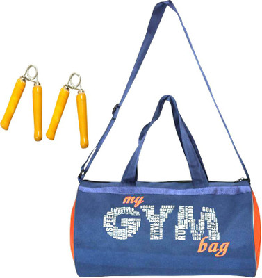 

Credence My Fitness Gym Duffel Bag with 2 wooden hand Grip Gym & Fitness Kit
