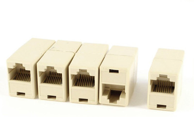 

Ps RJ45 Coupler Joiner (Pack of 5pcs) Lan Adapter(0 Mbps)