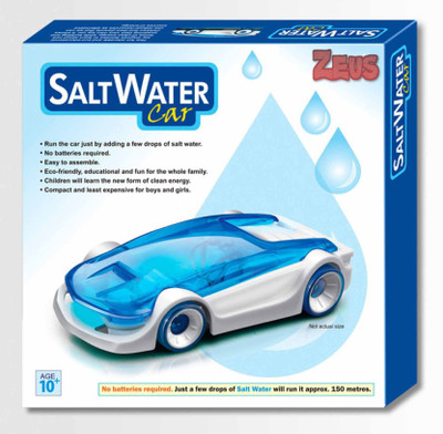

Zeus Salt Water Fuel Cell Car DIY Kit Green Energy Educational Toys Science Energy Use Magnesium Cells to run the car Science experiment(Multicolor)