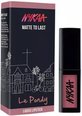 

Nykaa Matte To Last ! Liquid Lipstick - Le Pondy 15(15)