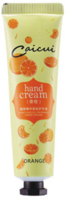 

Caicui Hand Cream Mini Cute Hand Lotions Nourishing Anti-Aging Hand Feet Care Cream for Men Womem Whitening Moisturizing Orange Color(30 g)