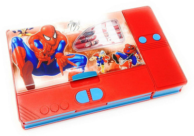 

Goyal 2A-07-sPIDERMAN SPIDERMAN Art Plastic Pencil Box(Set of 1, Red)
