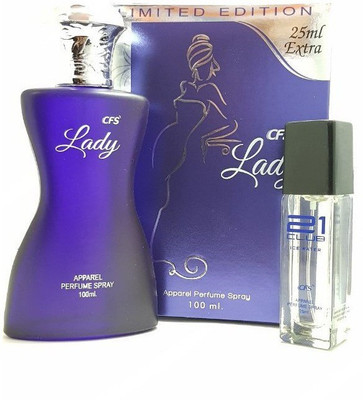 CFS Lady Perfume, 100ml. With 21 Ice Water Perfume, 25ml. Perfume - 125 ml(For Men & Women)