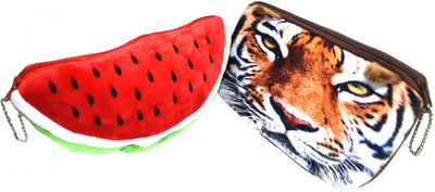 

Saffronworld Combo Pouch Bag ( Set Of 2 )-6 Pouch(Multicolor)