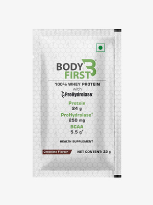 

BodyFirst 100% Whey Protein with ProHydrolase Whey Protein(1024 g, Chocolate)