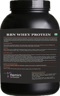 

RAMINI BIONUTRITION RBN GOLD STANDARD 100% WHEY PROTEIN - 2 Kg Whey Protein(2.0 kg, VANILLA)
