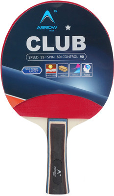 

Arrowmax CLUB Multicolor Table Tennis Racquet(150 g)