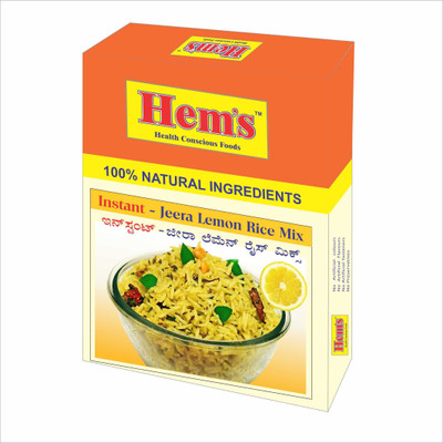 

Hem's Instant Jeera Lemon Rice Mix 100 g
