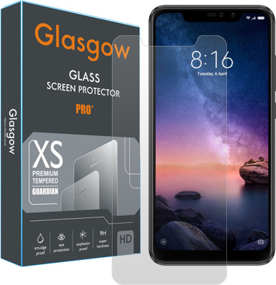 Glasgow Tempered Glass Guard for Mi Redmi Note 6 Pro(Pack of 1)