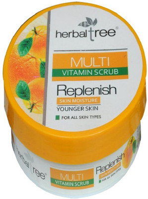 

HERBAL TREE HERBALTREE MULTI VITAMIN SCRUB REPLENISH SKIN MOISTURE YOUNGER SKIN SCRUB Scrub(180 g)