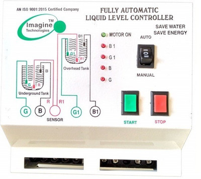 

Imagine Technologies Fully Automatic Water level Controller And Indicator With Sensor 1 year Warranty Wired Sensor Security System