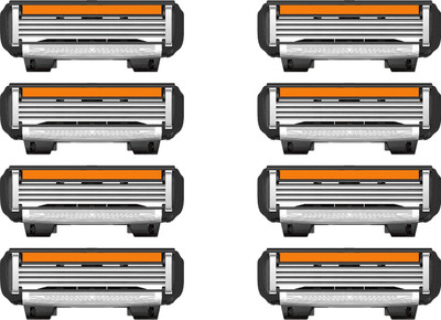 

LetsShave Pace 4 Replacement Cartridges - Pack of 8 Blades(Pack of 2)