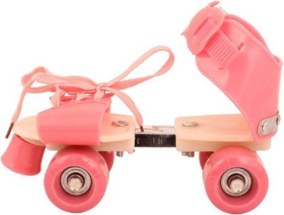 

skyler Skate Shoes Roller Quad Roller Skates Quad Roller Skates - Size 16-22 UK(Pink)