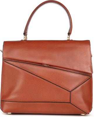 

Da Milano Women Casual Tan Leatherette Sling Bag