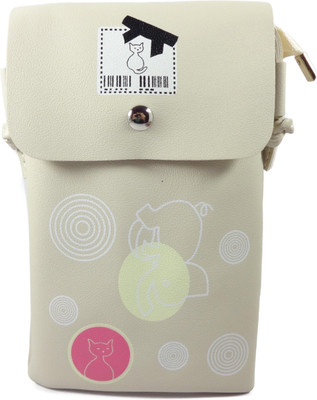

SB Girls Casual White PU Sling Bag