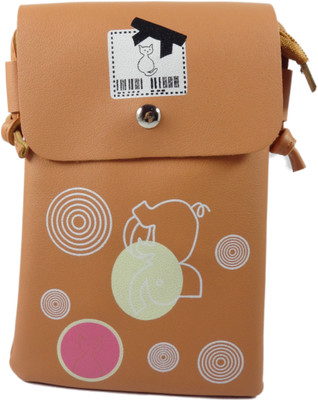 

SB Girls Casual Brown PU Sling Bag