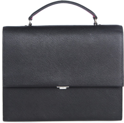 

Da Milano Women Casual Black Leatherette Sling Bag