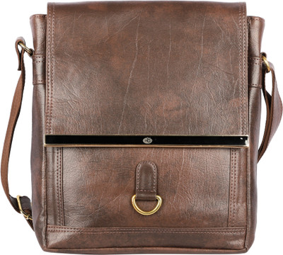 

RCS Boys & Girls Evening/Party, Casual, Formal, Sports Brown Leatherette Sling Bag