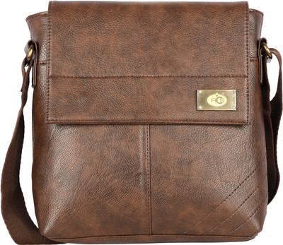 

RCS Boys & Girls Evening/Party, Casual, Formal, Sports Brown Leatherette Sling Bag