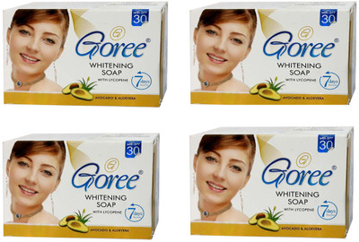 

Goree Whitening Soap 4 Pair(400 g, Pack of 4)