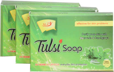 

SLT AYURVEDA TULSI SOAP (PACK OF 3)(225 g, Pack of 3)