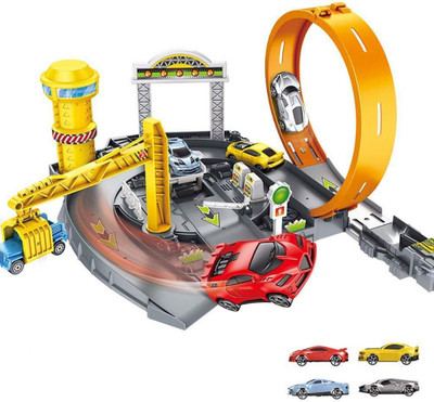 

MWG Exports Co 3D Racer Cars Rail 360 Degree Rotary Loop DIY Toy Car Racing Toys for Kids(Multicolor)