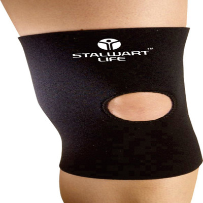

STALWART LIFE TABULAR KNEE OPEN GEL PATELLA Knee, Calf & Thigh Support(Black