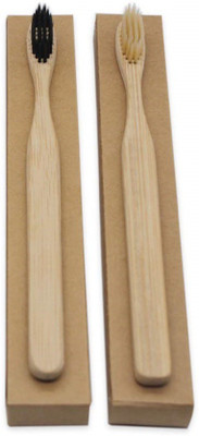 

capnicks CP-201 Wooden Soft Toothbrush(Pack of 2)