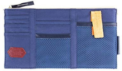 

Cubern Car Sun Visor Storage Point Pocket Documents Organizer, Mobile Holder, Tablet Holder, Credit Card & Visiting Card Holder Bag - 1 Pc (Navy Blue)(Blue)