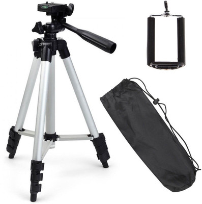 BUY GENUINE 7895 Tripod(Silver & Black, Supports Up to 1500)