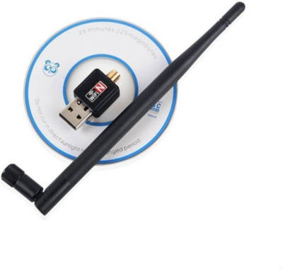 

TRUE SHOP 600mbps Wireless N USB WiFi Adapter 802.11n/g/b with high gain External Antenna. USB Adapter(Black)