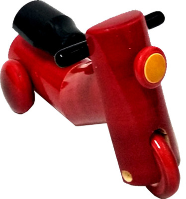 

Khadi Eco Basket Channapatna Wooden Bike Toy(Red)