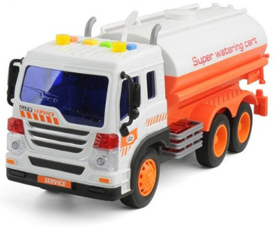 

IndusBay Engineering Construction Automobile Vehicle Water Tanker Truck Toy for kids(Orange)