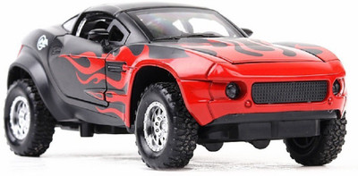 

Emob 1:32 Die Cast Metal Body Black Luxury Vintage Furious Car Toy with Light and Sound Effects(Multicolor)
