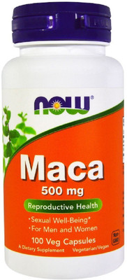 

Now Foods Now Foods, Maca, 500 mg, 100 Veg Capsules(100 No)