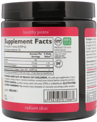 

Neocell Neocell, Super Collagen, Type 1 & 3, 6,000 mg, 7 oz (198 g)(198 g)