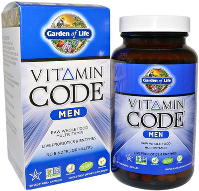 

Garden of Life Garden of Life, Vitamin Code, Men, 120 Vegetarian Capsules(120 No)