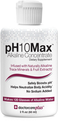 

pH10Max Water Drops, Electrolyte pH Booster (Watermelon Lime)(60 ml)
