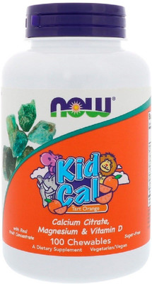 

Now Foods Now Foods, Kid Cal, Tart Orange, 100 Chewables(100 No)