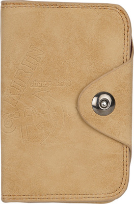 

Peacock Mundkar Boys Tan Artificial Leather Wallet(6 Card Slots)