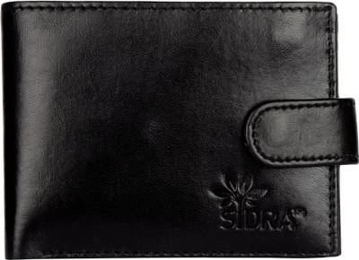 

Sidra Men Black Genuine Leather Wallet(11 Card Slots)