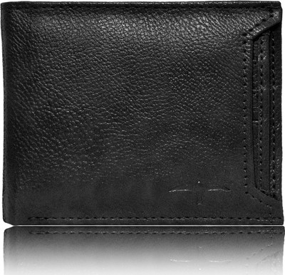 

BULLFINCH Men Black Genuine Leather Wallet(7 Card Slots)