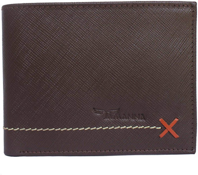 

Tamanna Men Brown Genuine Leather Wallet(6 Card Slots), Browm